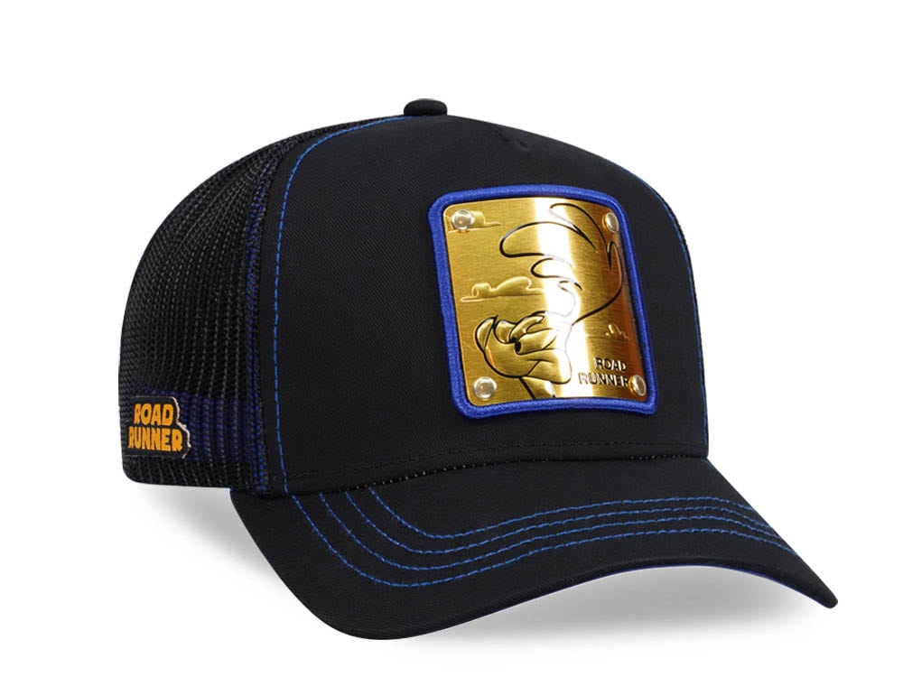 Capslab Looney Tunes Road Runner Black Trucker Snapback Gorra