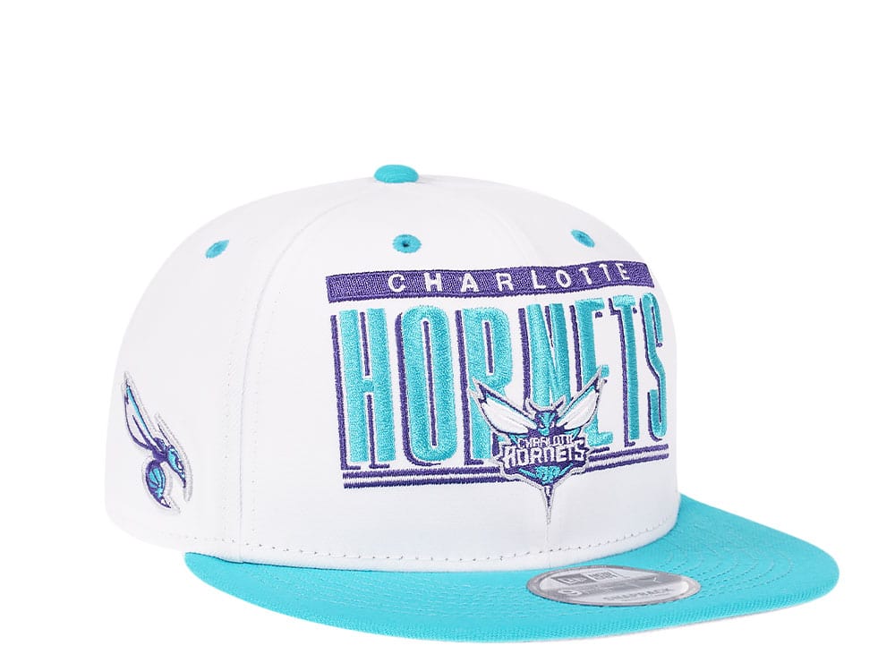 New Era Charlotte Hornets Retro Title 9Fifty Stretch Snapback Gorra