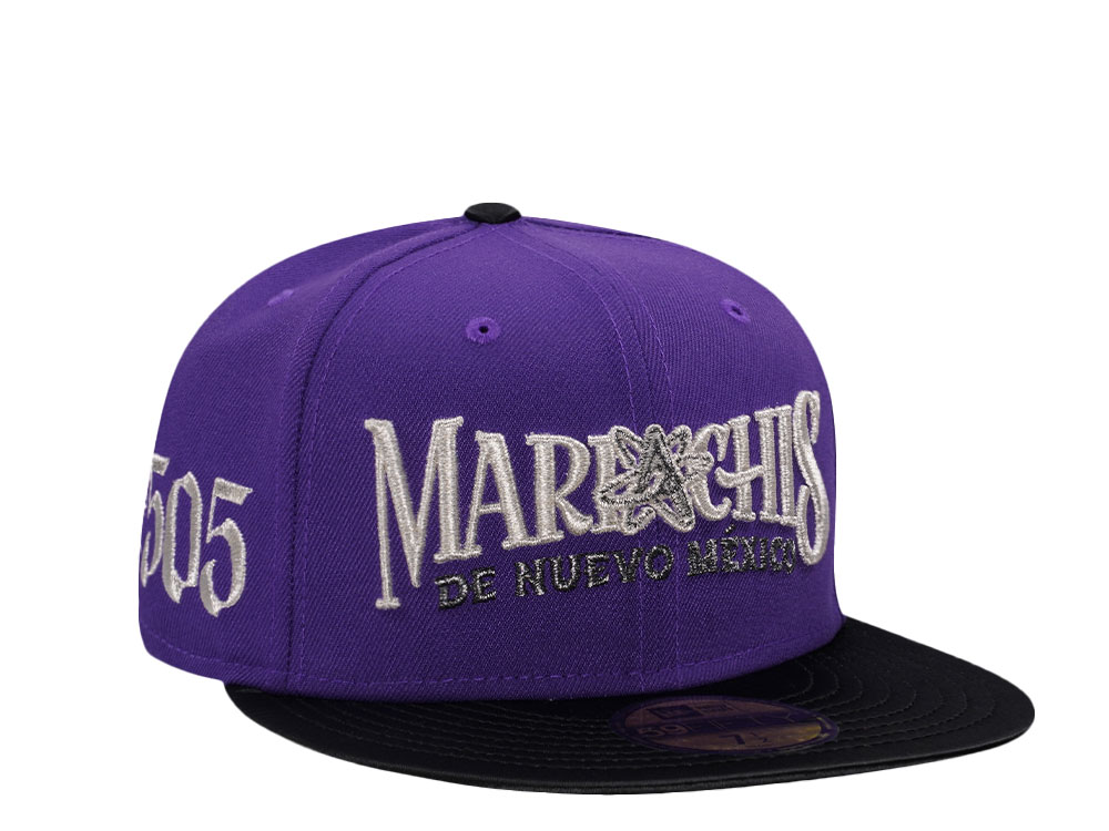 New Era Albuquerque Isotopes Mariachis Satin Brim Two Tone Edition 59Fifty Fitted Gorra