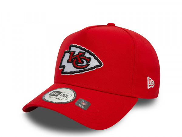 New Era Kansas City Chiefs Red A Frame Snapback Cap