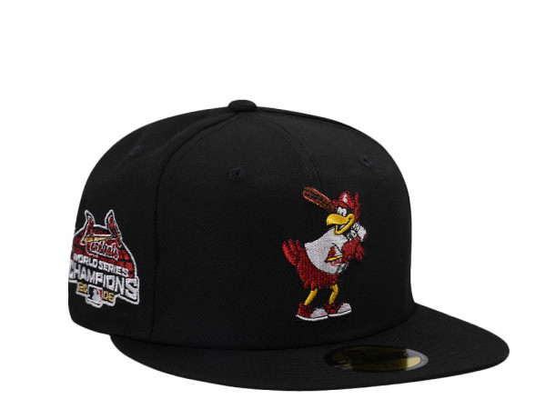 New Era St. Louis Cardinals World Series Champions 2006 Black Prime Edition 59Fifty Fitted Cap