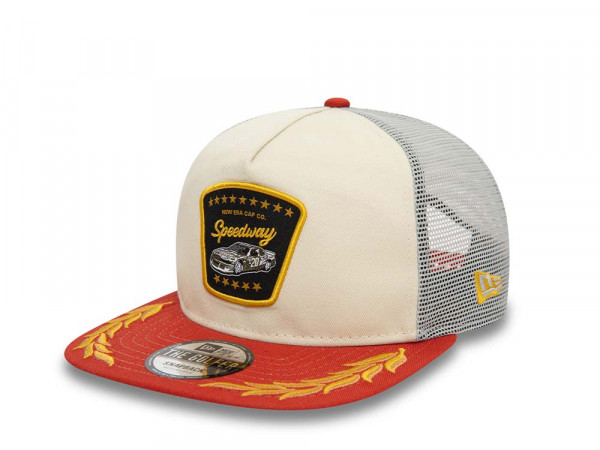 New Era Motorsport Racing Trucker Golfer Snapback Cap