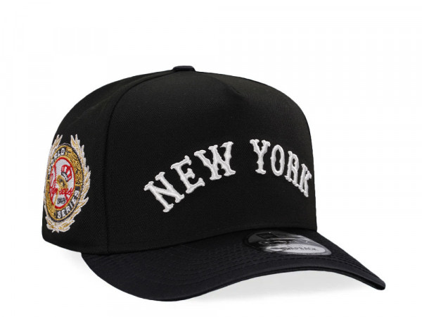 New Era New York Yankees World Series 1949 Black Satin Brim Edition A Frame 9Fifty Snapback Cap