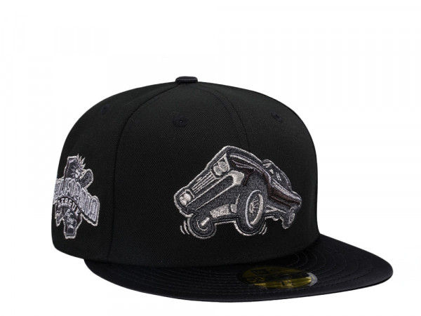 New Era Fresno Grizzlies Lowriders Black Satin Brim Edition 59Fifty Fitted Cap