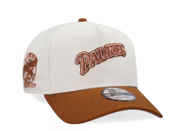 New Era San Diego Padres Chrome Copper Two Tone A Frame 9Forty Snapback Cap