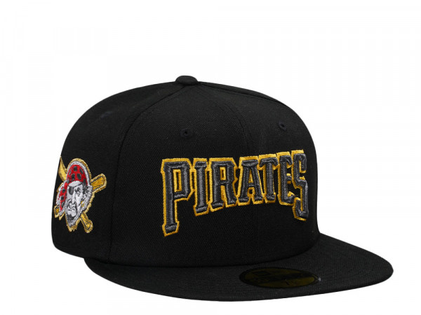 New Era Pittsburgh Pirates Metallic Script Edition 59Fifty Fitted Cap