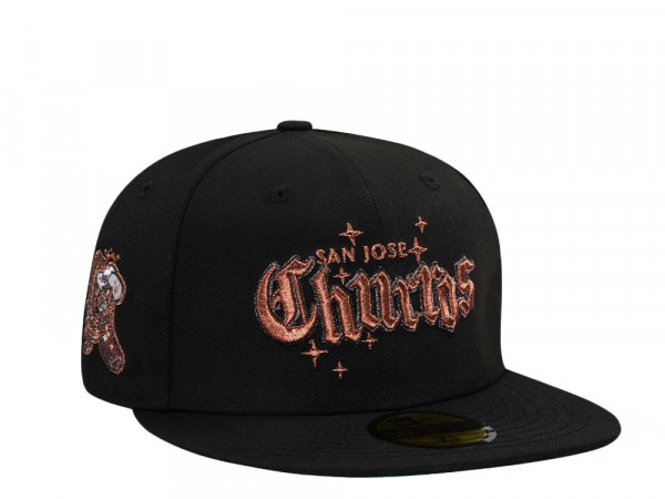 New Era San Jose Churros Black Copper Edition 59Fifty Fitted Cap