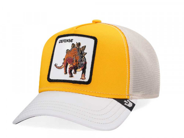 Goorin Bros Roofed Lizard Defense Yellow Trucker Snapback Cap