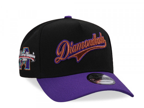 New Era Arizona Diamondbacks World Series Champions 2001 Copper Two Tone 9Forty A Frame Snapback Cap