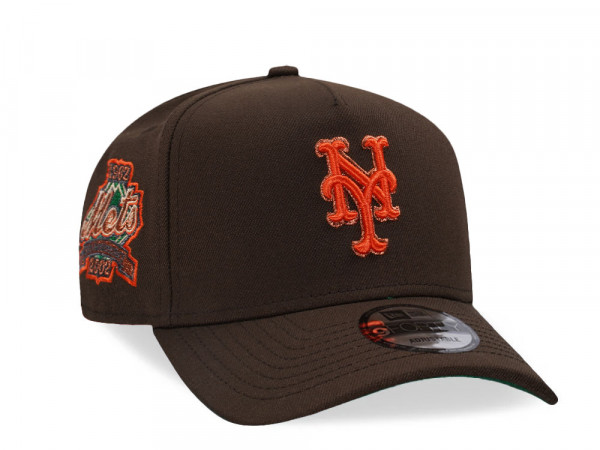 New Era New York Mets 40th Anniversary Burnt Copper 9Forty A Frame Snapback Cap