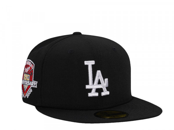 New Era Los Angeles Dodgers 50th Anniversary Black And Red Edition 9Fifty Snapback Cap
