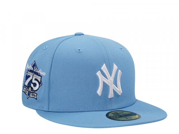 New Era New York Yankees 75th Anniversary Fresh Blue Prime Edition 59Fifty Fitted Cap