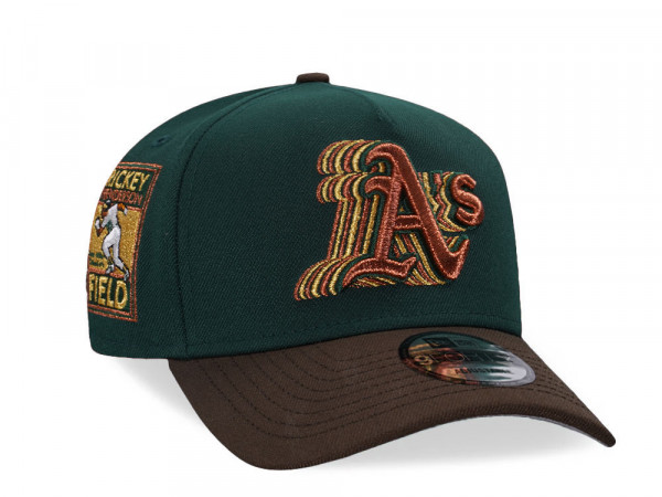 New Era Oakland Athletics Cascading Copper Two Tone 9Forty A Frame Snapback Cap