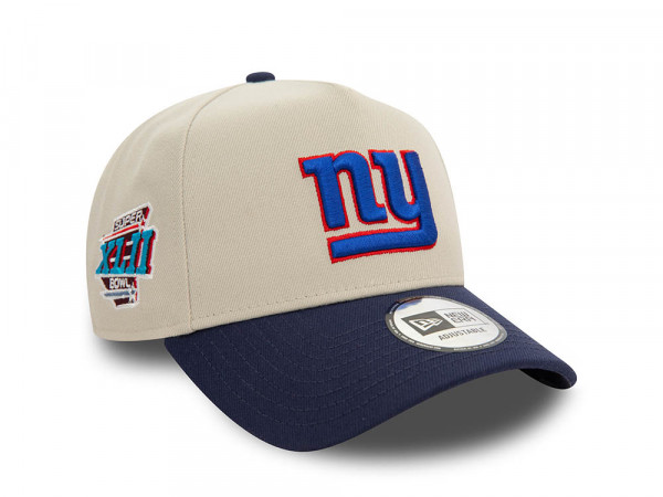 New Era New York Giants Super Bowl XLII Chrome Two Tone A Frame Snapback Cap