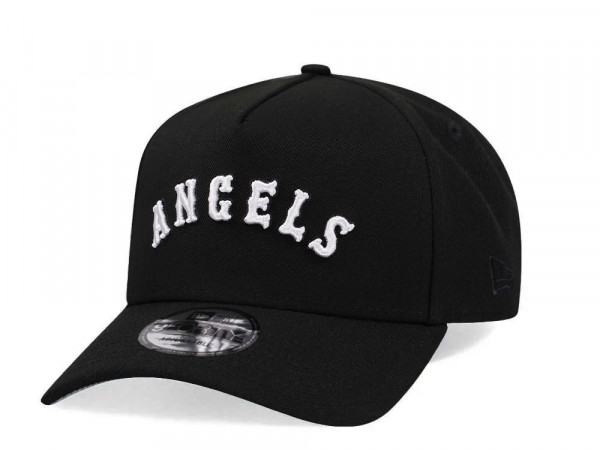 New Era Los Angeles Angels Black Classic Edition 9Forty A Frame Snapback Cap