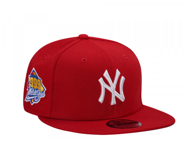 New Era New York Yankees World Series 1999 Red Classic 9Fifty Snapback Cap
