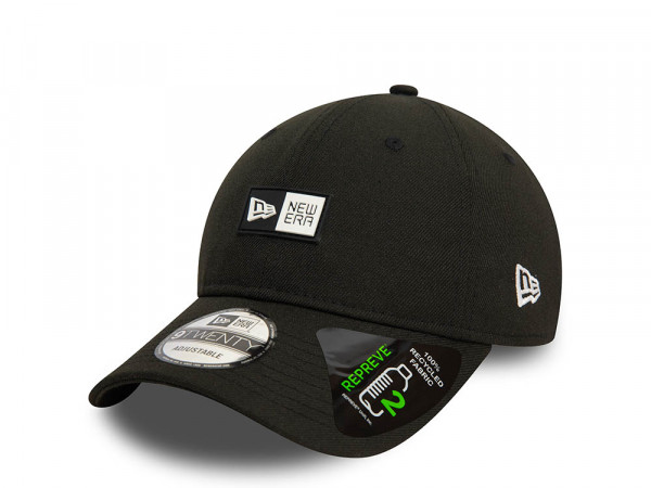 New Era New Era Classic Logo Black and White 9Twenty Strapback Cap