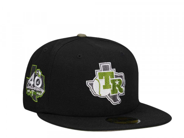 New Era Texas Rangers 40th Anniversary Black Edition 59Fifty Fitted Cap