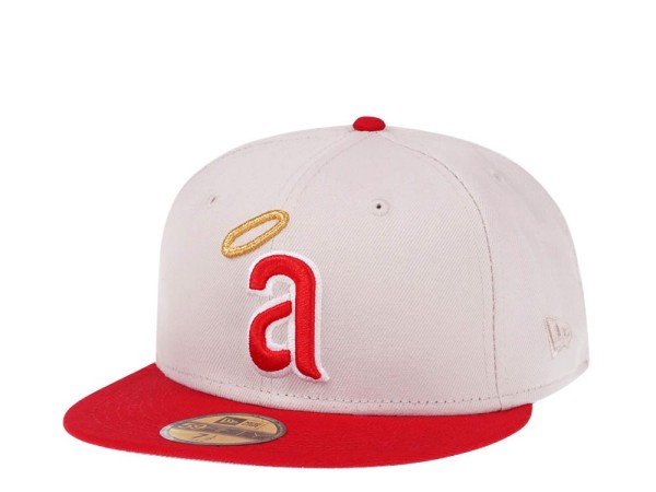 New Era California Angels Stone Two Tone Edition 59Fifty Fitted Cap