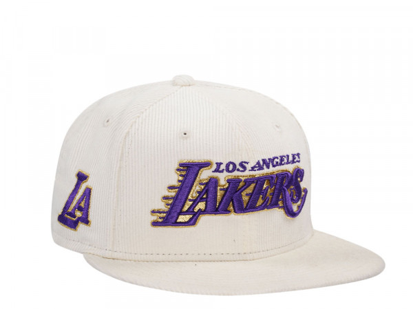 New Era Los Angeles Lakers Cord Gold Edition 9Fifty Snapback Cap
