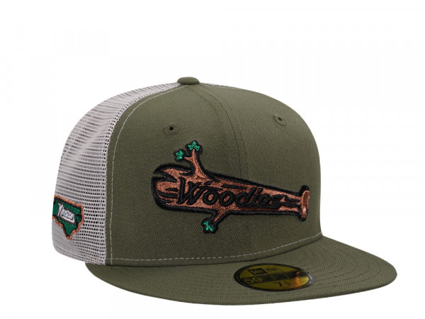 New Era Down East Wood Ducks Woodies Outdoor Edition Trucker 59Fifty Fitted Cap