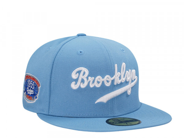 New Era Brooklyn Dodgers 1st World Champions Fresh Blue Prime Edition 59Fifty Fitted Cap