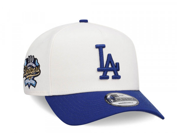 New Era Los Angeles Dodgers 100th Anniversary Chrome Two Tone Edition 9Forty A Frame Snapback Cap