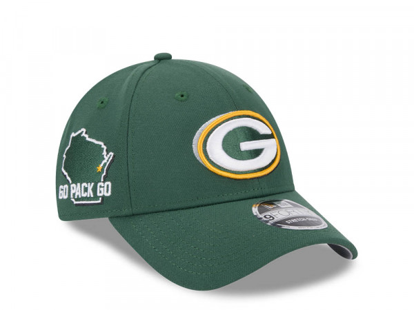 New Era Green Bay Packers NFL24 Draft 9Forty Stretch Snapback Cap