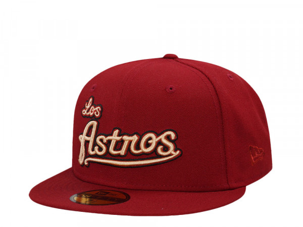 New Era Houston Astros Red Script Edition 59Fifty Fitted Cap