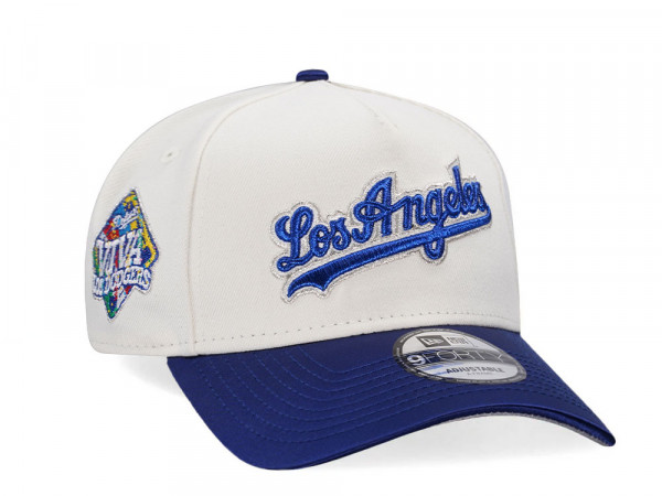 New Era Los Angeles Dodgers Chrome Satin Two Tone A Frame 9Forty Snapback Cap