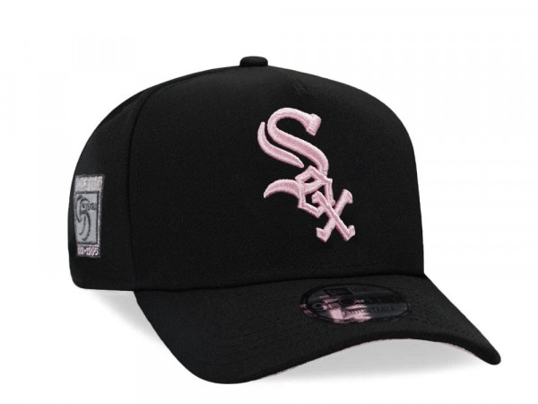 New Era Chicago White Sox 95 Years Black And Pink A Frame 9Forty Snapback Cap