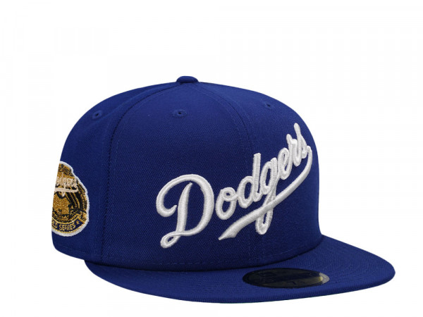 New Era Los Angeles Dodgers World Series Script Edition 59Fifty Fitted Cap