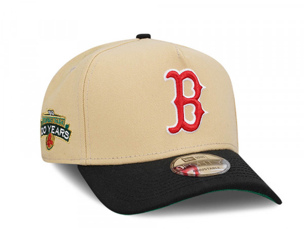 New Era Boston Red Sox Fenway Park Two Tone Throwback Edition 9Forty A Frame Snapback Cap