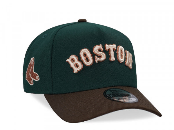 New Era Boston Red Sox Copper Two Tone A Frame 9Forty Snapback Cap