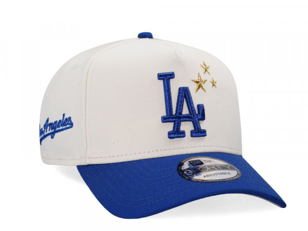 New Era Los Angeles Dodgers Chrome Two Tone A Frame 9Forty Snapback Cap