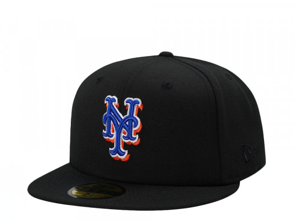 New Era New York Mets Black Classic Edition 59Fifty Fitted Cap