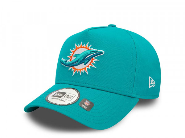 New Era Miami Dolphins Teal A Frame Snapback Cap