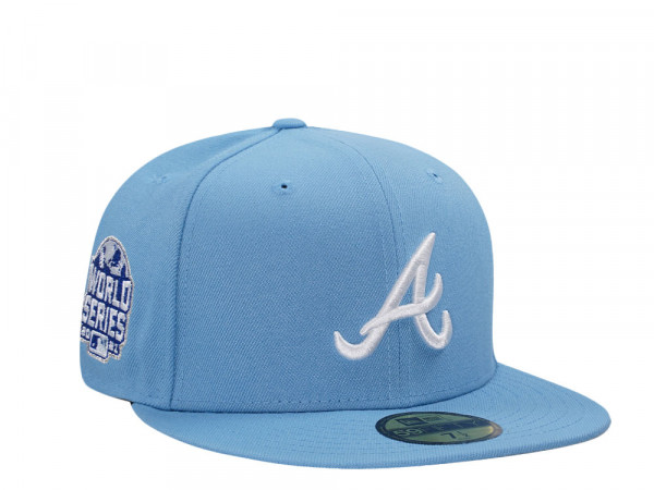 New Era Atlanta Braves World Series 2021 Fresh Blue Prime Edition 59Fifty Fitted Cap