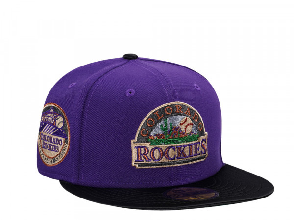 New Era Colorado Rockies 10 Years Anniversary Satin Brim Edition 59Fifty Fitted Cap