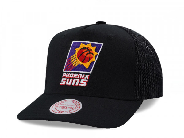 Mitchell & Ness Phoenix Suns Black Monogram Trucker Edition Snapback Cap