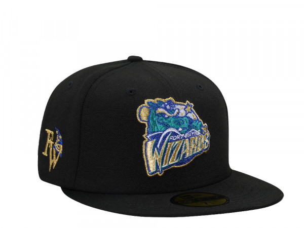 New Era Fort Wayne Wizards Black Metallic Edition 59Fifty Fitted Cap