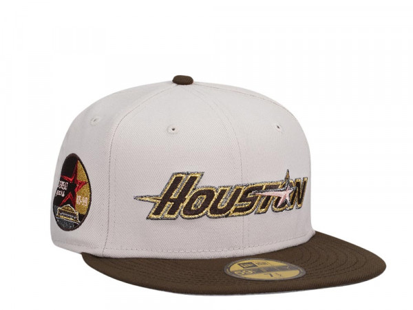 New Era Houston Astros 35 Years Stone Gold Two Tone Edition 59Fifty Fitted Cap