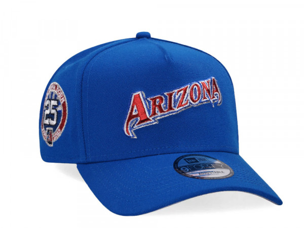 New Era Arizona Diamondbacks 25th Anniversary Blue Edition A Frame 9Forty Snapback Cap
