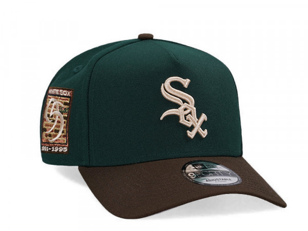 New Era Chicago White Sox 95 Years Dark Green Two Tone 9Forty A Frame Snapback Cap