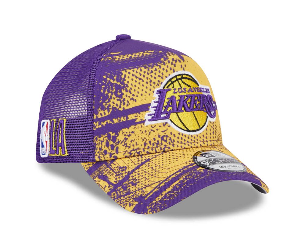 New Era Los Angeles Lakers NBA Tip Off 2024 Trucker 9Forty A Frame